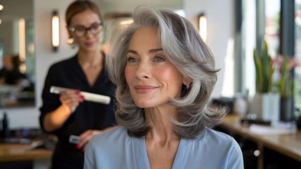 Wie diese sanfte Stufenfrisur Frauen ab 65 Jahren ein frischeres Aussehen verleiht – ein Hairstylist erklärt den Effekt
